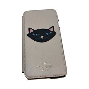 Kate Spade Black Cat Face Phone Case iPhone 6 / 6s / 7 / 8 series